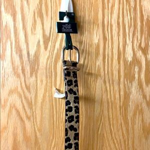 Cheetah print belt